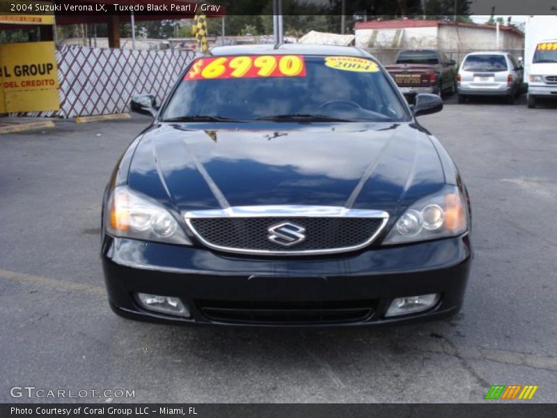 Tuxedo Black Pearl / Gray 2004 Suzuki Verona LX