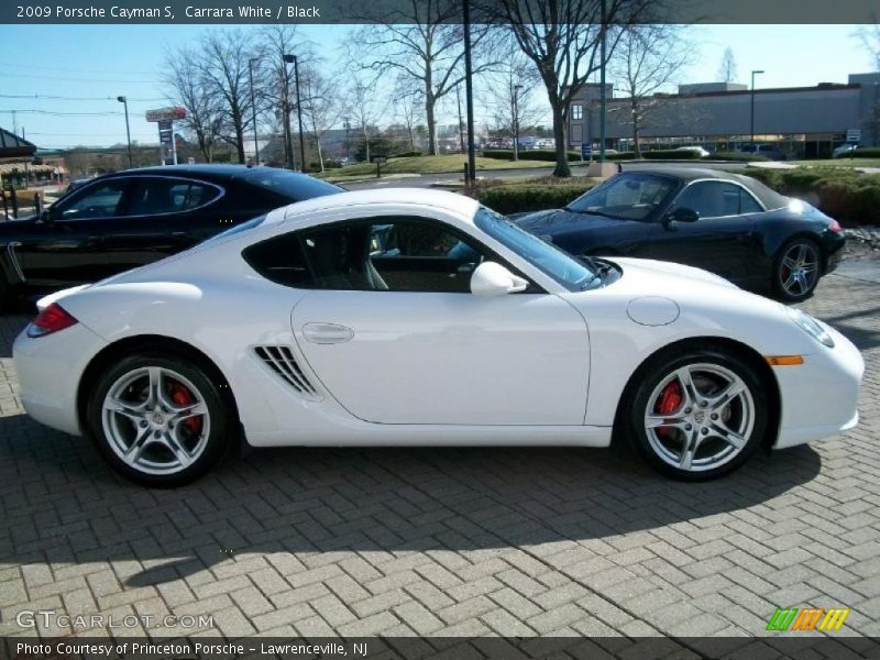 Carrara White / Black 2009 Porsche Cayman S