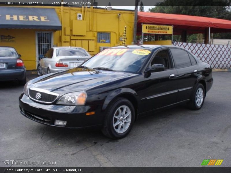 Tuxedo Black Pearl / Gray 2004 Suzuki Verona LX