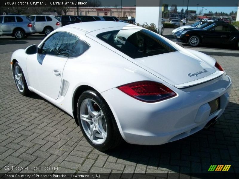 Carrara White / Black 2009 Porsche Cayman S