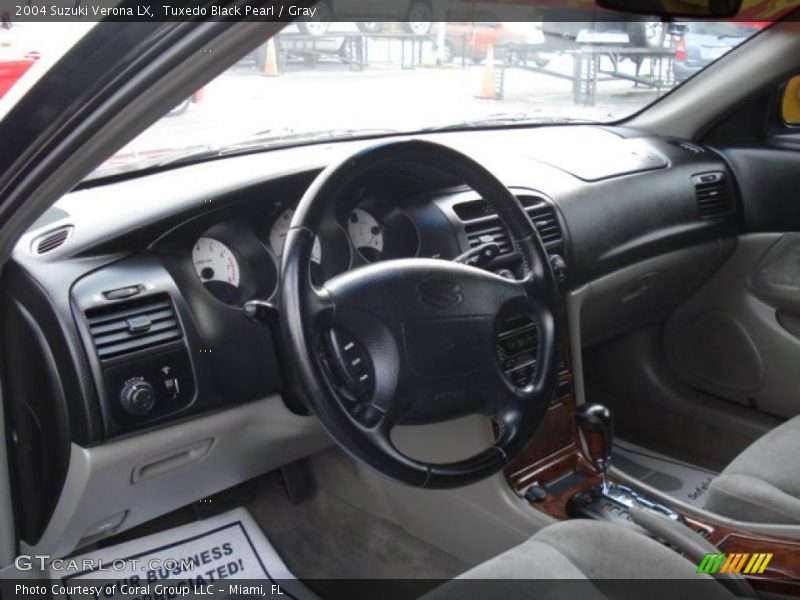 Tuxedo Black Pearl / Gray 2004 Suzuki Verona LX