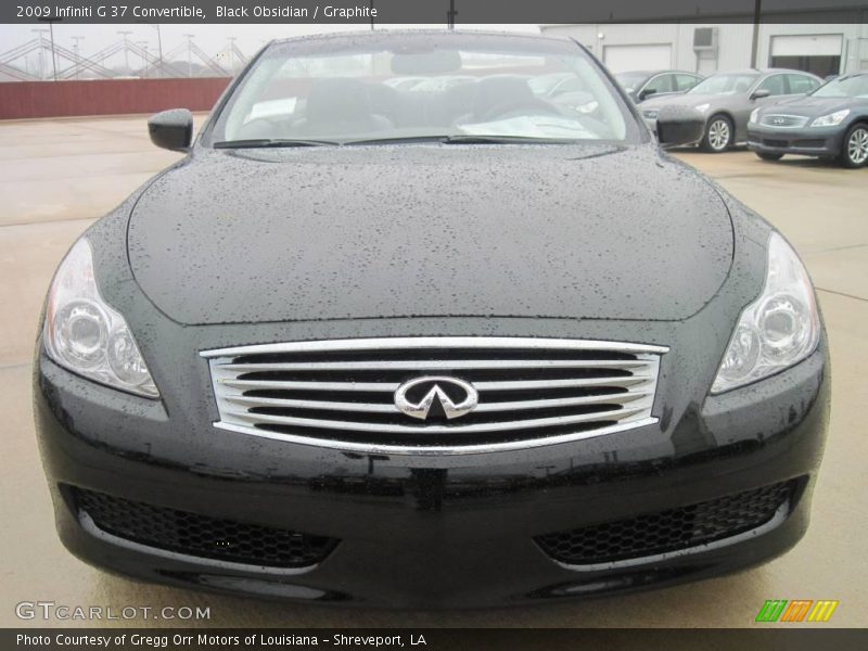 Black Obsidian / Graphite 2009 Infiniti G 37 Convertible