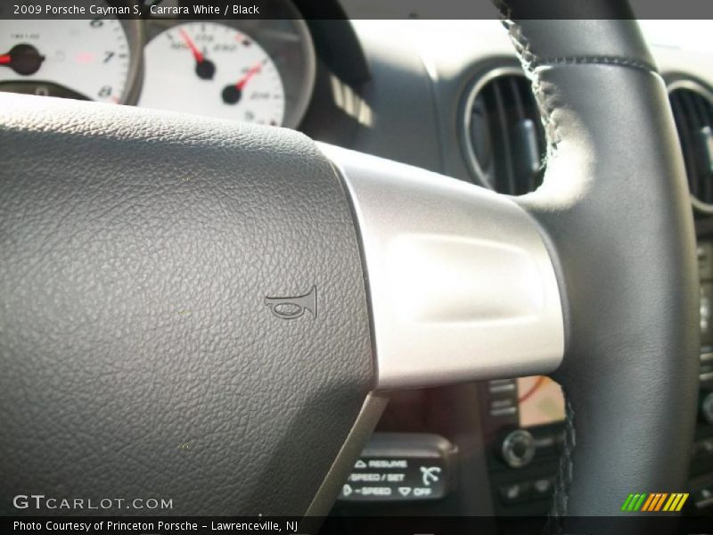Carrara White / Black 2009 Porsche Cayman S