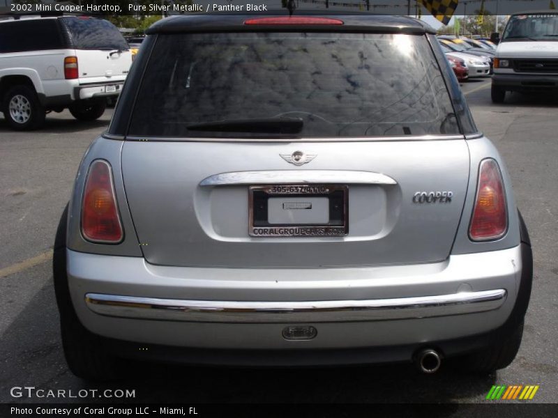 Pure Silver Metallic / Panther Black 2002 Mini Cooper Hardtop