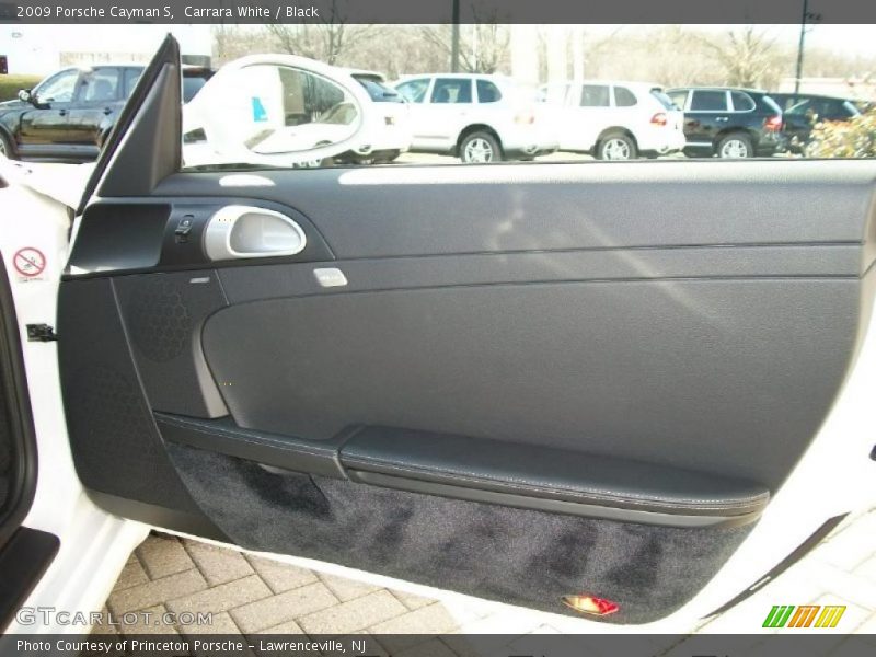 Carrara White / Black 2009 Porsche Cayman S