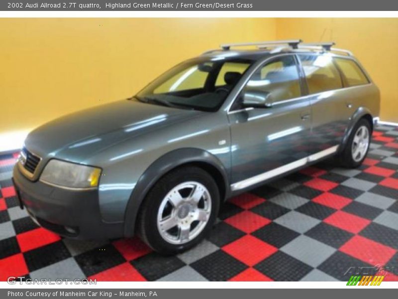 Highland Green Metallic / Fern Green/Desert Grass 2002 Audi Allroad 2.7T quattro