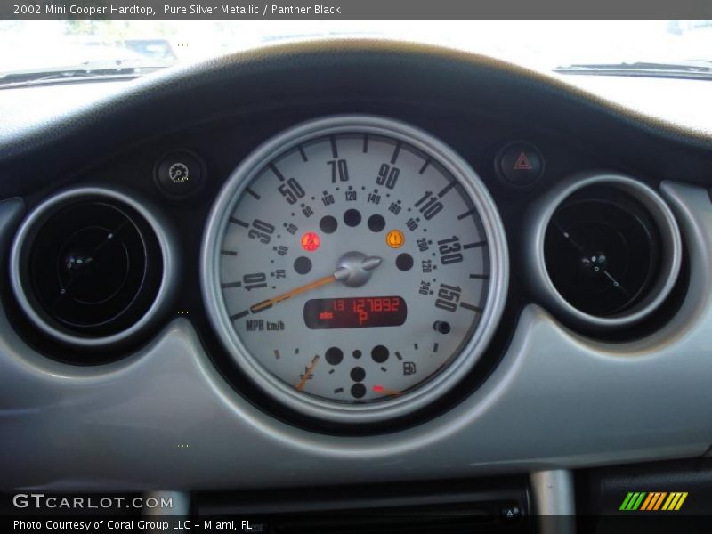 Pure Silver Metallic / Panther Black 2002 Mini Cooper Hardtop