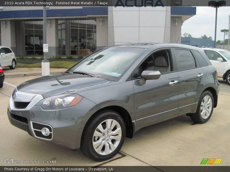 Polished Metal Metallic / Taupe 2010 Acura RDX Technology