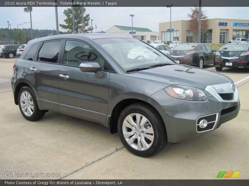 Polished Metal Metallic / Taupe 2010 Acura RDX Technology