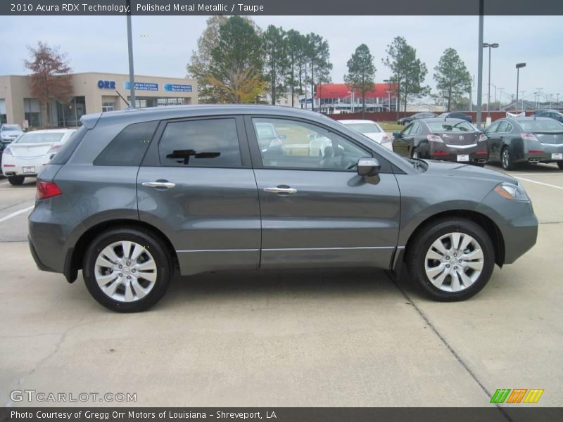 Polished Metal Metallic / Taupe 2010 Acura RDX Technology