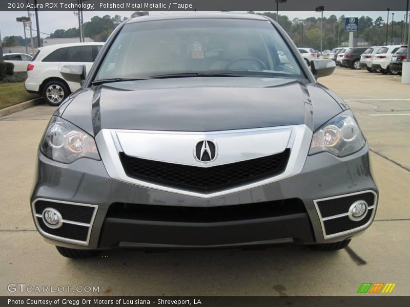 Polished Metal Metallic / Taupe 2010 Acura RDX Technology