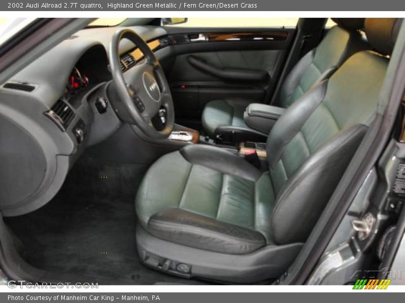 Highland Green Metallic / Fern Green/Desert Grass 2002 Audi Allroad 2.7T quattro