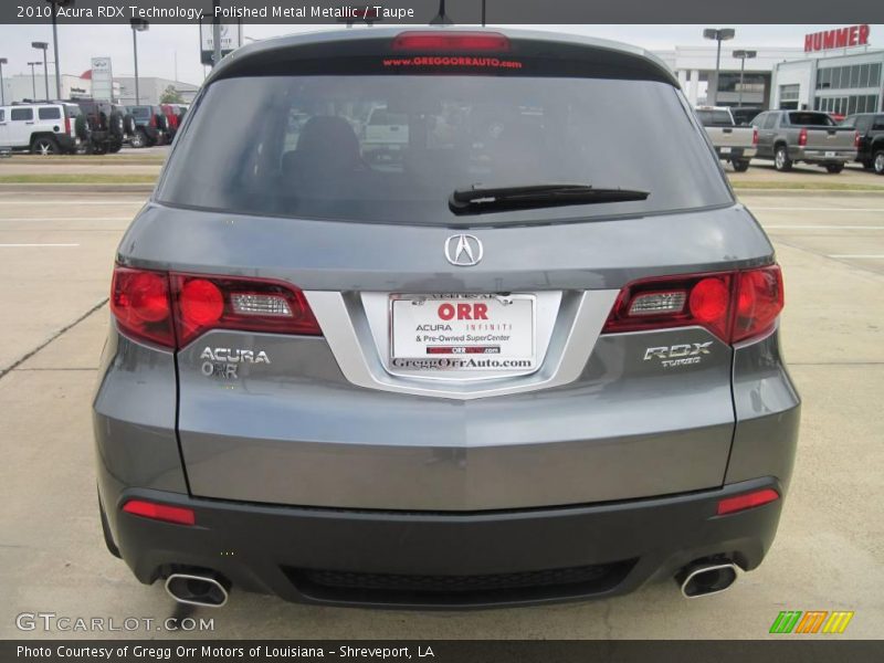 Polished Metal Metallic / Taupe 2010 Acura RDX Technology