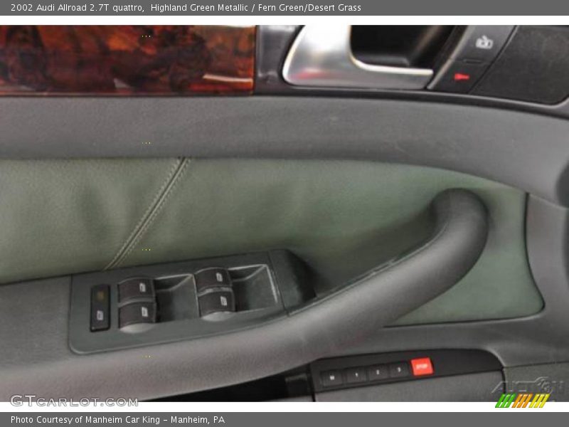 Highland Green Metallic / Fern Green/Desert Grass 2002 Audi Allroad 2.7T quattro