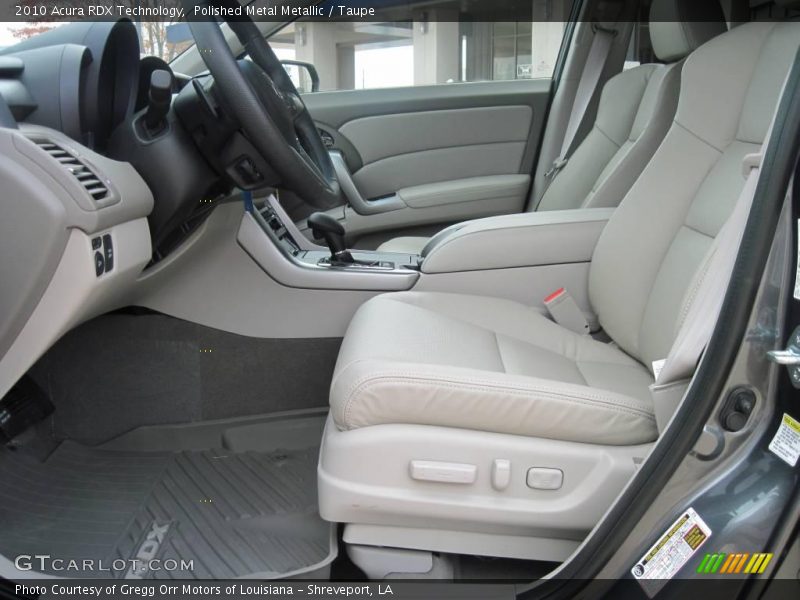 Polished Metal Metallic / Taupe 2010 Acura RDX Technology