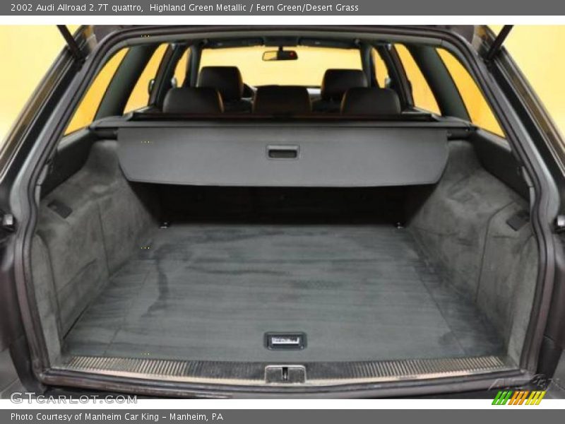 Highland Green Metallic / Fern Green/Desert Grass 2002 Audi Allroad 2.7T quattro