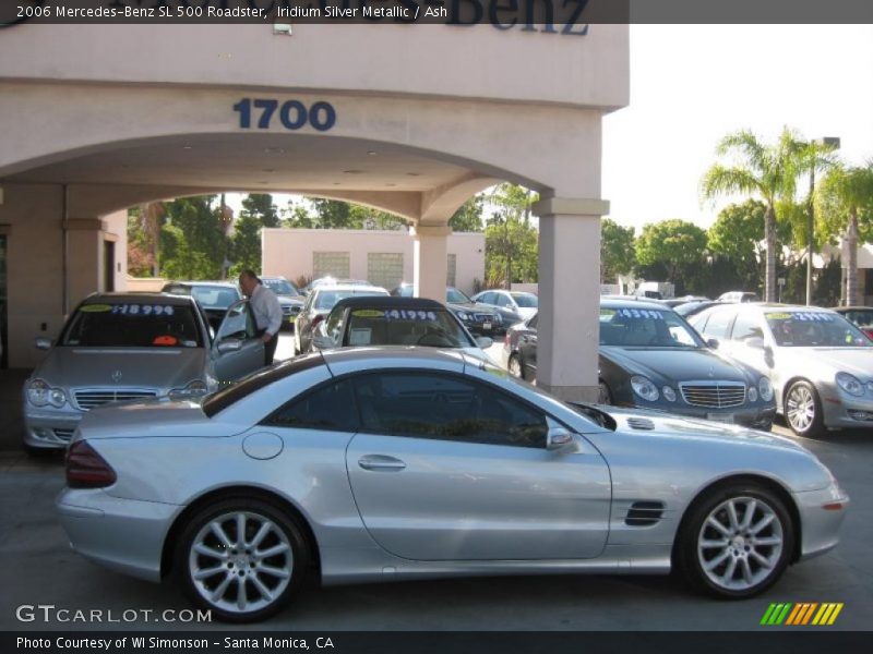 Iridium Silver Metallic / Ash 2006 Mercedes-Benz SL 500 Roadster