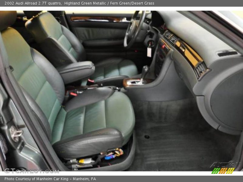 Highland Green Metallic / Fern Green/Desert Grass 2002 Audi Allroad 2.7T quattro