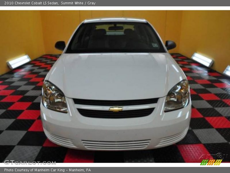 Summit White / Gray 2010 Chevrolet Cobalt LS Sedan