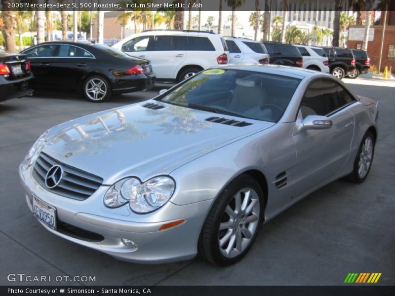 Iridium Silver Metallic / Ash 2006 Mercedes-Benz SL 500 Roadster