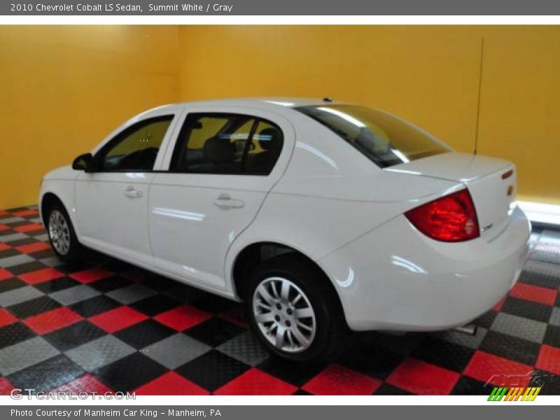 Summit White / Gray 2010 Chevrolet Cobalt LS Sedan