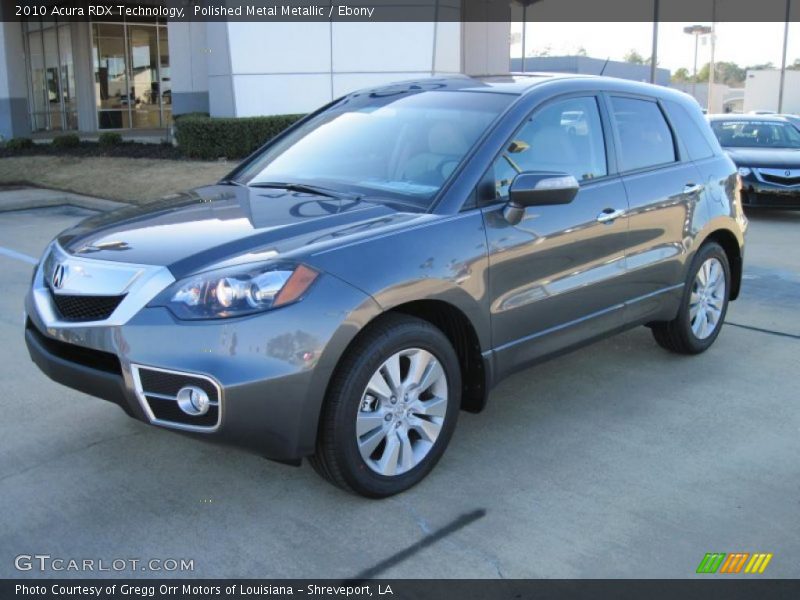 Polished Metal Metallic / Ebony 2010 Acura RDX Technology