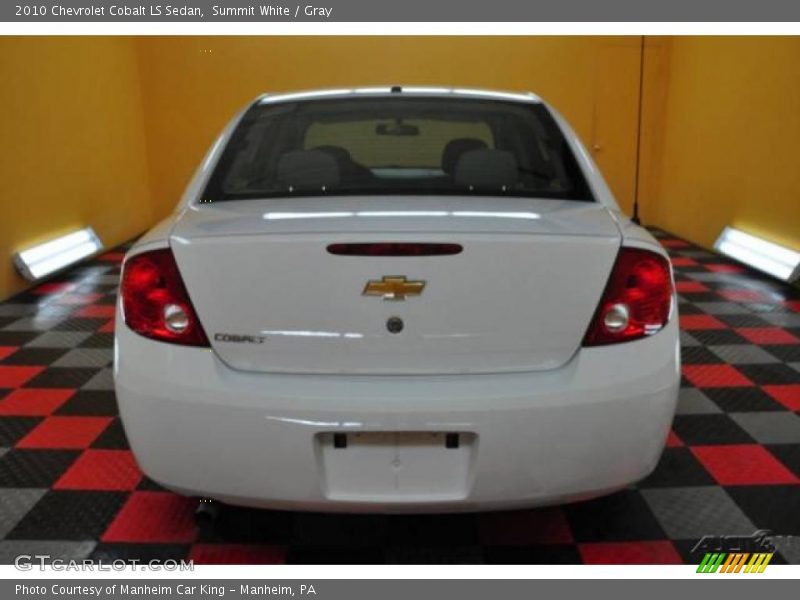 Summit White / Gray 2010 Chevrolet Cobalt LS Sedan