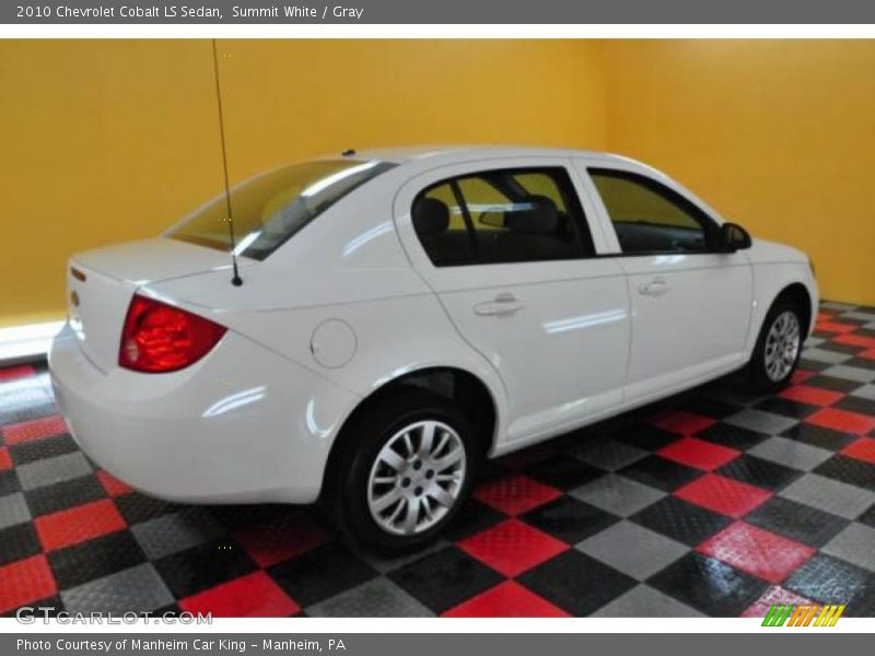 Summit White / Gray 2010 Chevrolet Cobalt LS Sedan