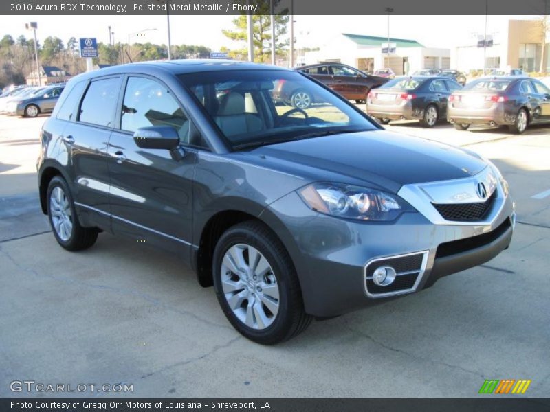 Polished Metal Metallic / Ebony 2010 Acura RDX Technology