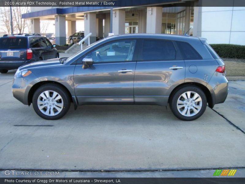 Polished Metal Metallic / Ebony 2010 Acura RDX Technology