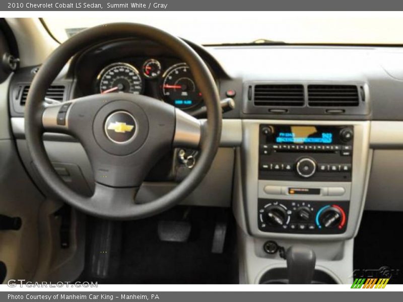 Summit White / Gray 2010 Chevrolet Cobalt LS Sedan