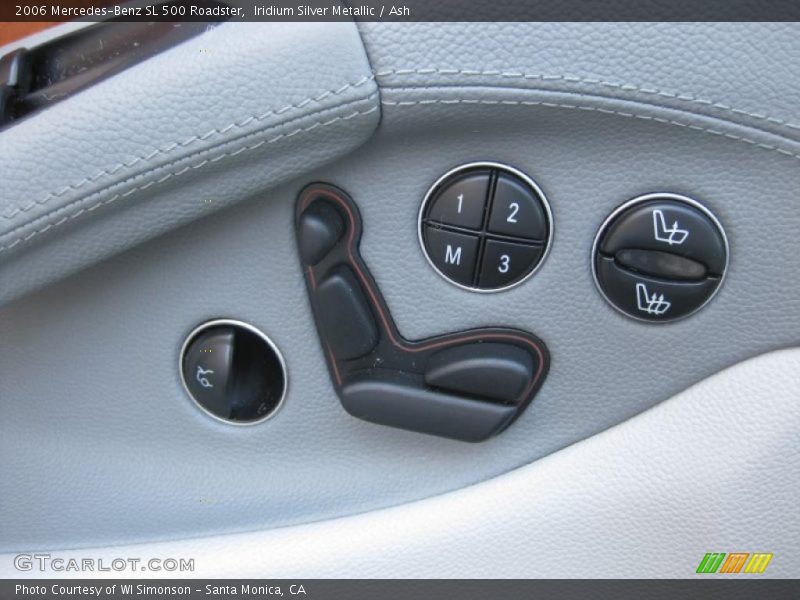 Iridium Silver Metallic / Ash 2006 Mercedes-Benz SL 500 Roadster