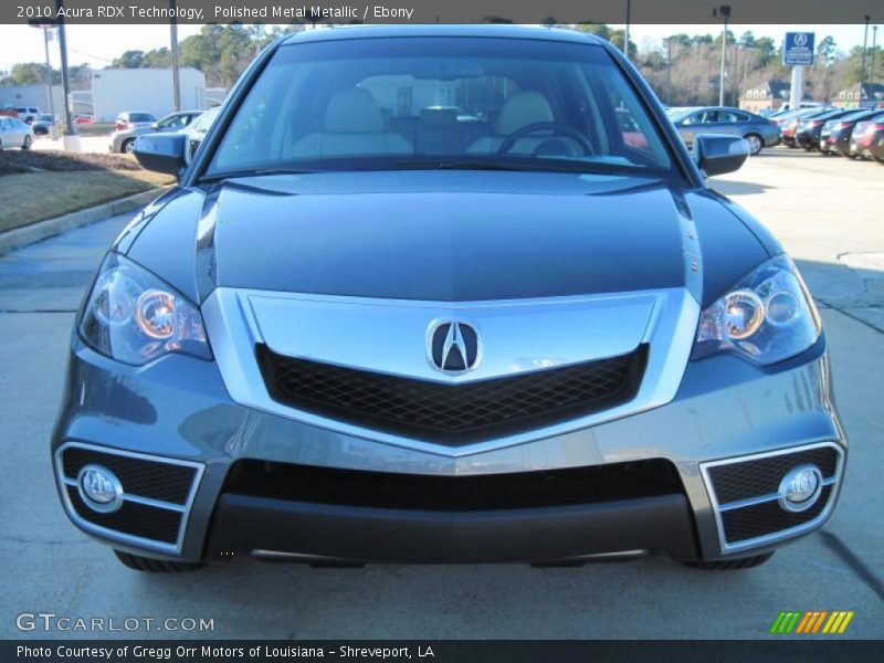 Polished Metal Metallic / Ebony 2010 Acura RDX Technology