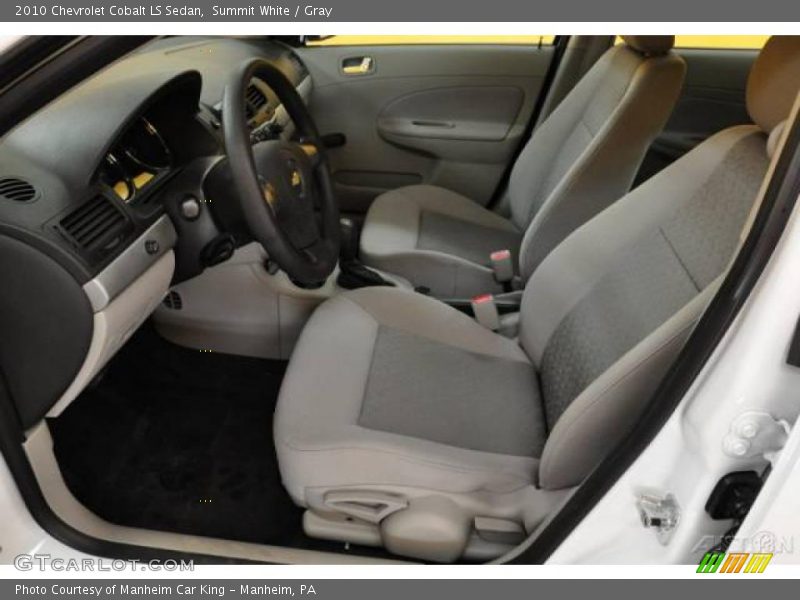 Summit White / Gray 2010 Chevrolet Cobalt LS Sedan
