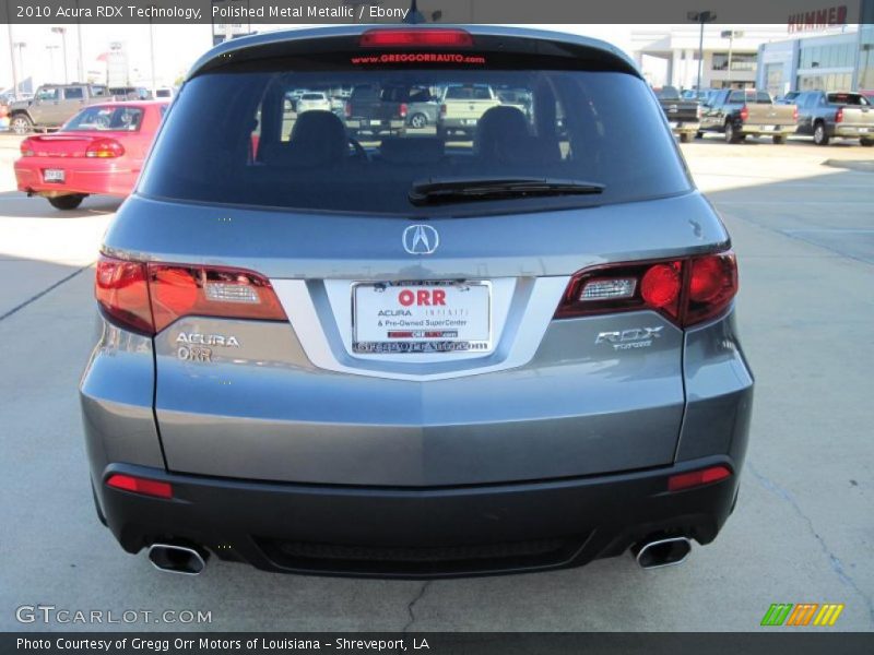 Polished Metal Metallic / Ebony 2010 Acura RDX Technology