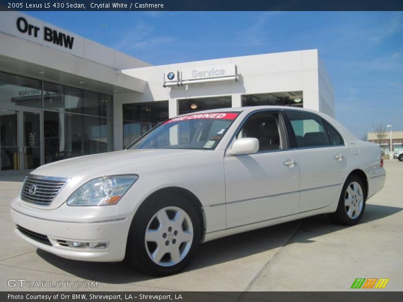 Crystal White / Cashmere 2005 Lexus LS 430 Sedan