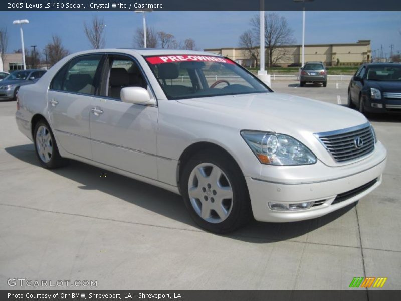 Crystal White / Cashmere 2005 Lexus LS 430 Sedan