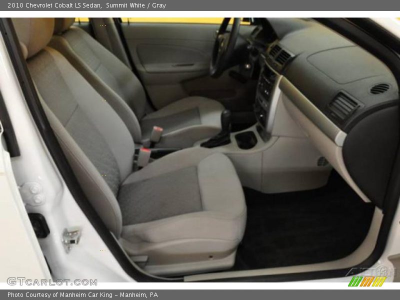 Summit White / Gray 2010 Chevrolet Cobalt LS Sedan