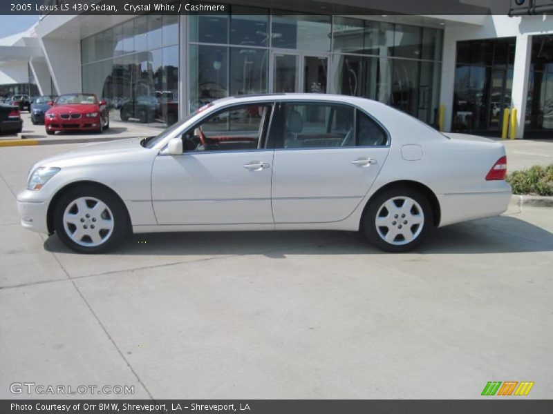 Crystal White / Cashmere 2005 Lexus LS 430 Sedan
