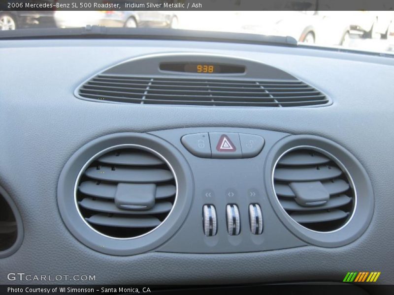 Iridium Silver Metallic / Ash 2006 Mercedes-Benz SL 500 Roadster