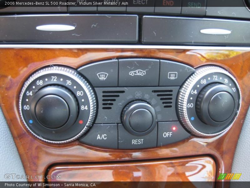 Iridium Silver Metallic / Ash 2006 Mercedes-Benz SL 500 Roadster