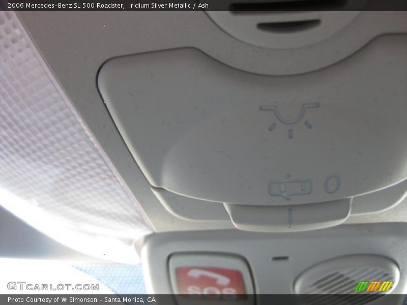 Iridium Silver Metallic / Ash 2006 Mercedes-Benz SL 500 Roadster