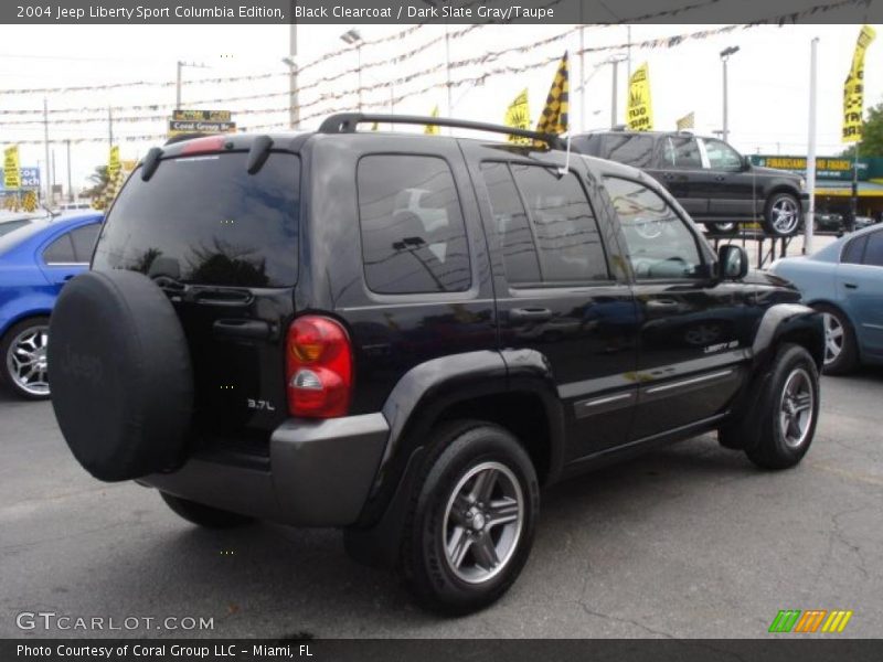 Black Clearcoat / Dark Slate Gray/Taupe 2004 Jeep Liberty Sport Columbia Edition