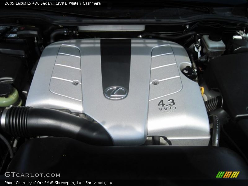 Crystal White / Cashmere 2005 Lexus LS 430 Sedan