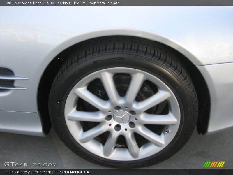 Iridium Silver Metallic / Ash 2006 Mercedes-Benz SL 500 Roadster