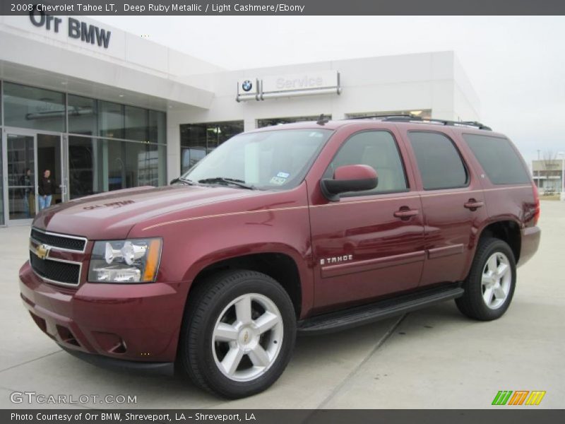 Deep Ruby Metallic / Light Cashmere/Ebony 2008 Chevrolet Tahoe LT