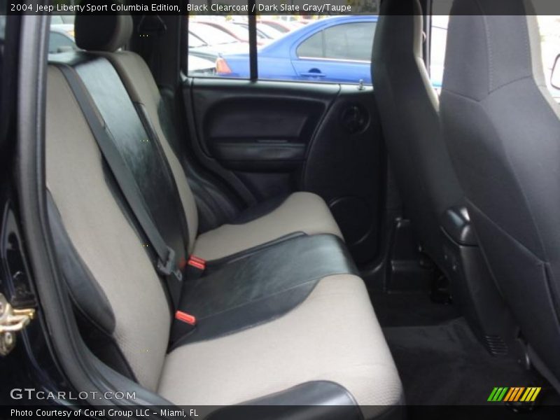 Black Clearcoat / Dark Slate Gray/Taupe 2004 Jeep Liberty Sport Columbia Edition