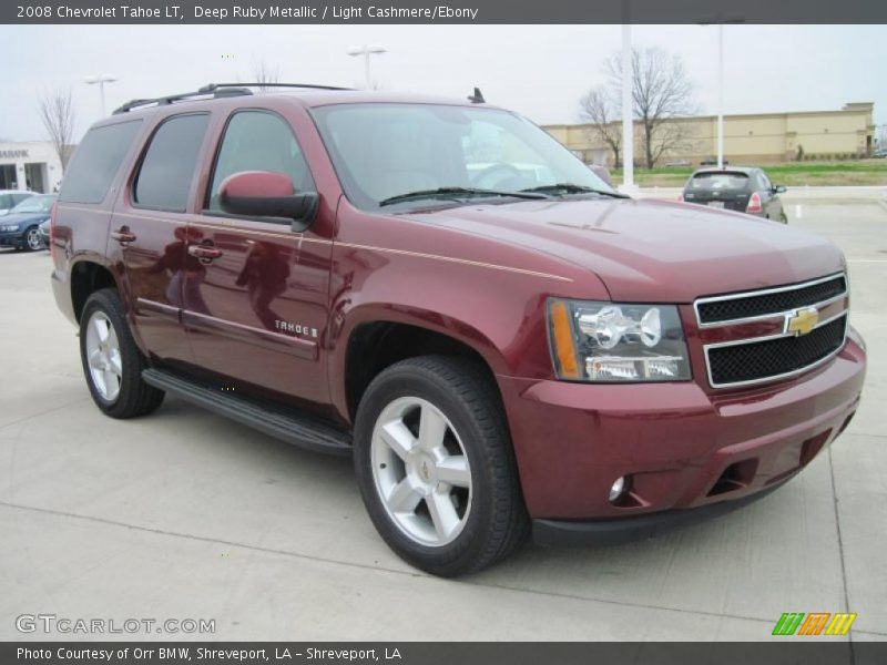 Deep Ruby Metallic / Light Cashmere/Ebony 2008 Chevrolet Tahoe LT