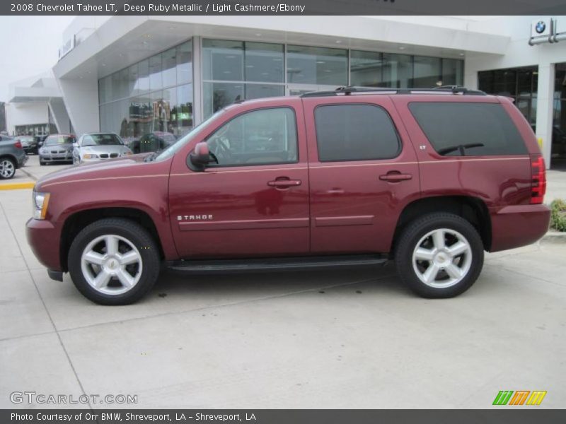Deep Ruby Metallic / Light Cashmere/Ebony 2008 Chevrolet Tahoe LT