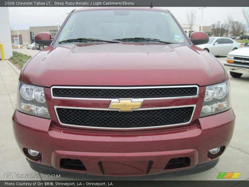 Deep Ruby Metallic / Light Cashmere/Ebony 2008 Chevrolet Tahoe LT